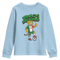 Vamos Mexico Fierce Leopard Youth Sweatshirt Soccer 2026 Fan Gift