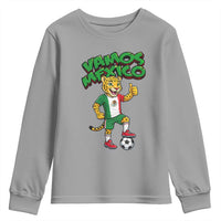 Vamos Mexico Fierce Leopard Youth Sweatshirt Soccer 2026 Fan Gift