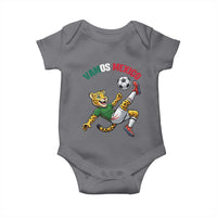 Vamos Mexico Fierce Leopard Soccer 2026 Baby Onesie Mexican Fan Gift