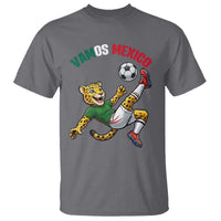 Vamos Mexico Fierce Leopard Soccer 2026 T Shirt Mexican Fan Gift