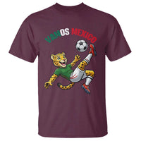 Vamos Mexico Fierce Leopard Soccer 2026 T Shirt Mexican Fan Gift