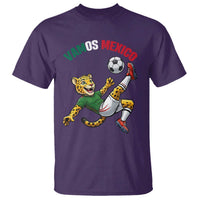 Vamos Mexico Fierce Leopard Soccer 2026 T Shirt Mexican Fan Gift