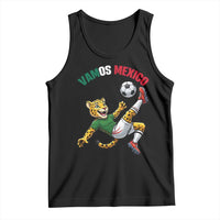 Vamos Mexico Fierce Leopard Soccer 2026 Tank Top Mexican Fan Gift