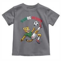 Vamos Mexico Fierce Leopard Soccer 2026 Toddler T Shirt Mexican Fan Gift