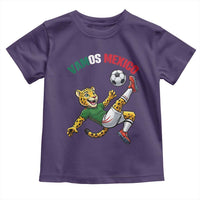 Vamos Mexico Fierce Leopard Soccer 2026 Toddler T Shirt Mexican Fan Gift