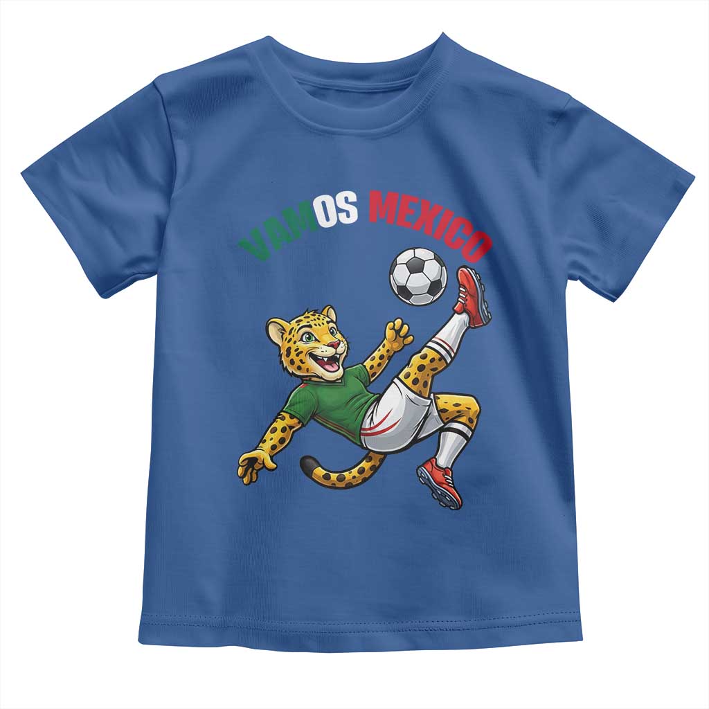 Vamos Mexico Fierce Leopard Soccer 2026 Toddler T Shirt Mexican Fan Gift