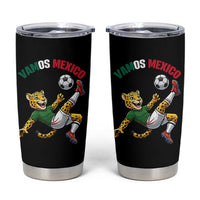 Vamos Mexico Fierce Leopard Soccer 2026 Tumbler Cup Mexican Fan Gift