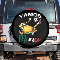 Vamos Mexico Taco Playing Soccer Spare Tire Cover Mexican Fan Gift