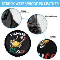 Vamos Mexico Taco Playing Soccer Spare Tire Cover Mexican Fan Gift