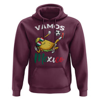 Vamos Mexico Taco Playing Soccer Hoodie Mexican Fan Gift