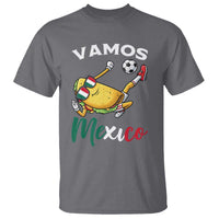 Vamos Mexico Taco Playing Soccer T Shirt Mexican Fan Gift