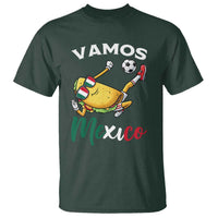 Vamos Mexico Taco Playing Soccer T Shirt Mexican Fan Gift