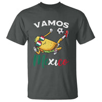Vamos Mexico Taco Playing Soccer T Shirt Mexican Fan Gift