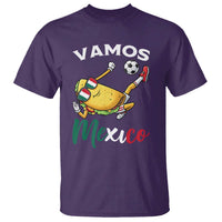 Vamos Mexico Taco Playing Soccer T Shirt Mexican Fan Gift