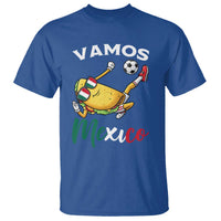 Vamos Mexico Taco Playing Soccer T Shirt Mexican Fan Gift