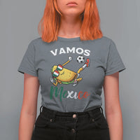 Vamos Mexico Taco Playing Soccer T Shirt For Women Mexican Fan Gift