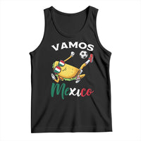Vamos Mexico Taco Playing Soccer Tank Top Mexican Fan Gift