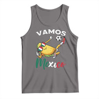 Vamos Mexico Taco Playing Soccer Tank Top Mexican Fan Gift