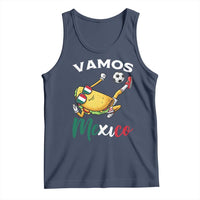 Vamos Mexico Taco Playing Soccer Tank Top Mexican Fan Gift