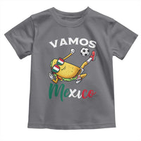 Vamos Mexico Taco Playing Soccer Toddler T Shirt Mexican Fan Gift