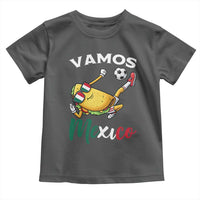 Vamos Mexico Taco Playing Soccer Toddler T Shirt Mexican Fan Gift