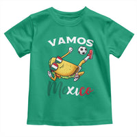 Vamos Mexico Taco Playing Soccer Toddler T Shirt Mexican Fan Gift