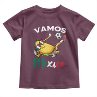 Vamos Mexico Taco Playing Soccer Toddler T Shirt Mexican Fan Gift