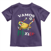 Vamos Mexico Taco Playing Soccer Toddler T Shirt Mexican Fan Gift
