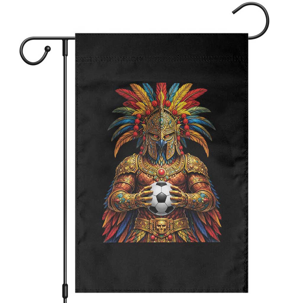 Legendary Tribal Soccer Warrior Garden Flag Football Lover