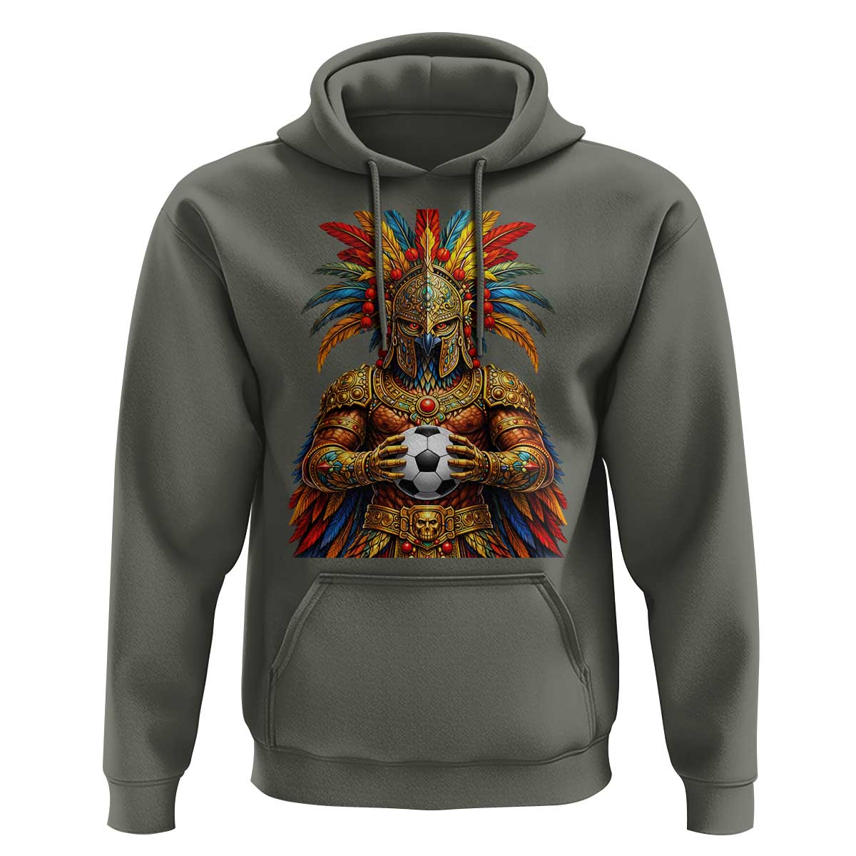 Legendary Tribal Soccer Warrior Hoodie Football Lover