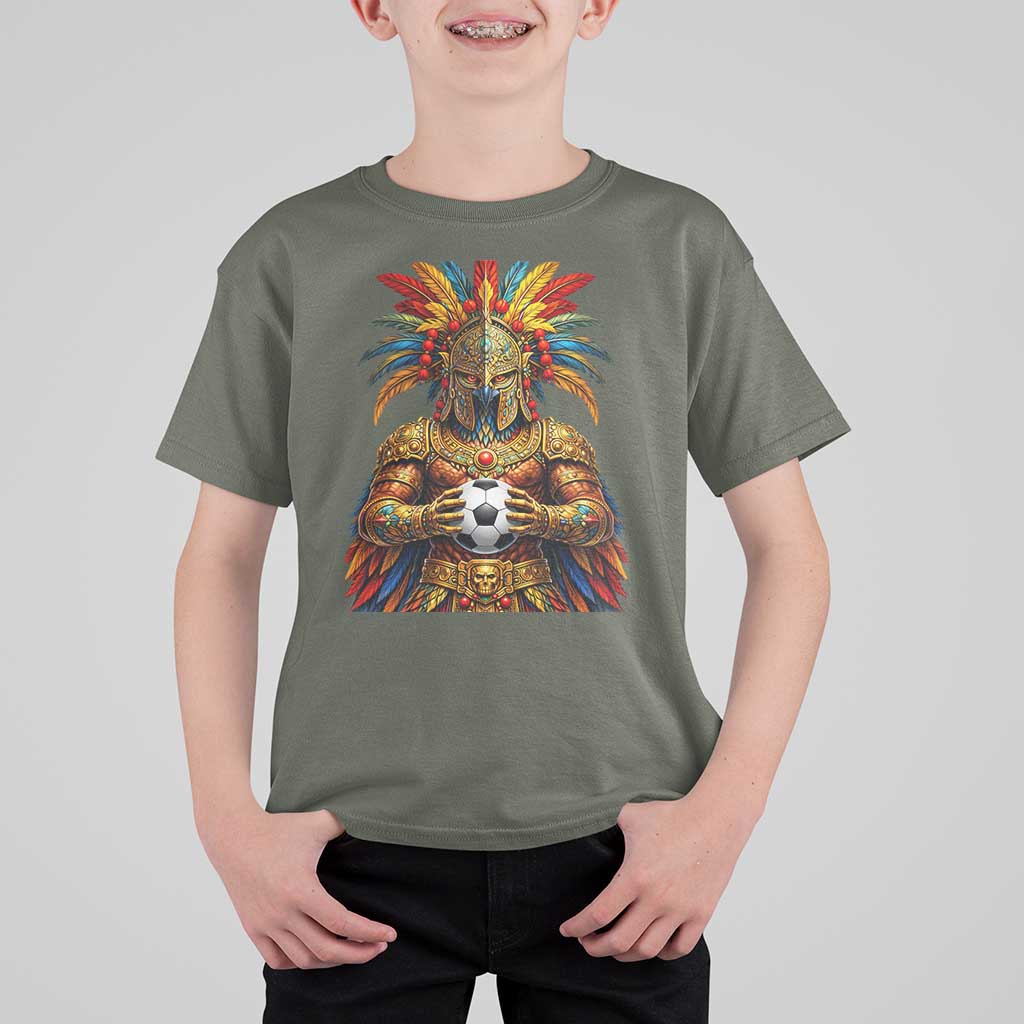Legendary Tribal Soccer Warrior T Shirt For Kid Football Lover