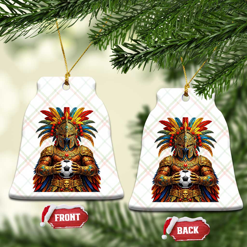 Legendary Tribal Soccer Warrior Ceramic Ornament Football Lover