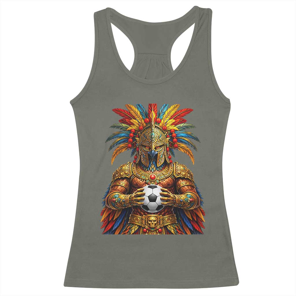 Legendary Tribal Soccer Warrior Racerback Tank Top Football Lover