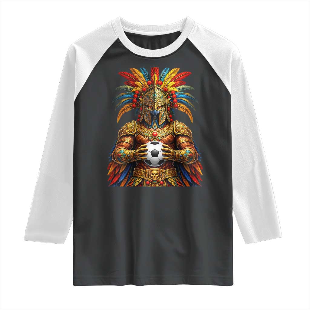 Legendary Tribal Soccer Warrior Raglan Shirt Football Lover
