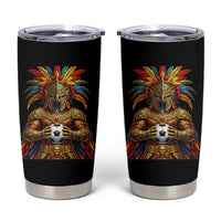 Legendary Tribal Soccer Warrior Tumbler Cup Football Lover