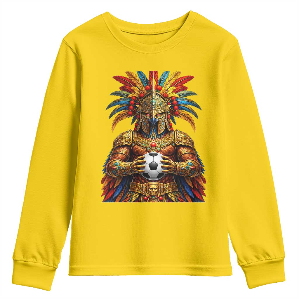 Legendary Tribal Soccer Warrior Youth Sweatshirt Football Lover