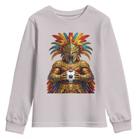 Legendary Tribal Soccer Warrior Youth Sweatshirt Football Lover