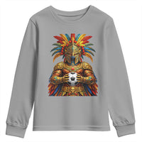 Legendary Tribal Soccer Warrior Youth Sweatshirt Football Lover