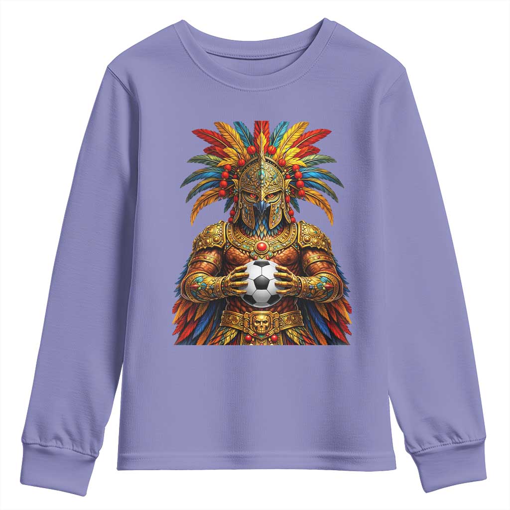 Legendary Tribal Soccer Warrior Youth Sweatshirt Football Lover