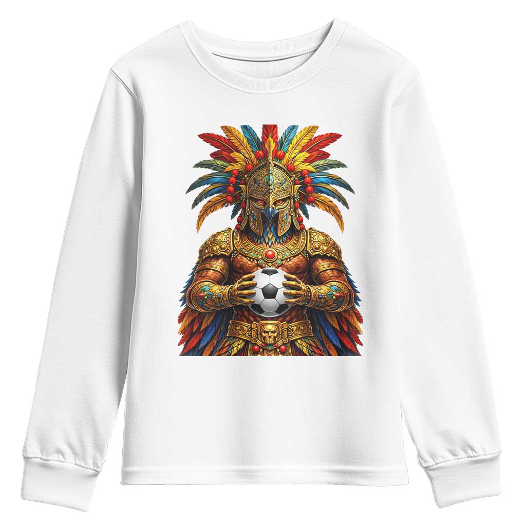 Legendary Tribal Soccer Warrior Youth Sweatshirt Football Lover