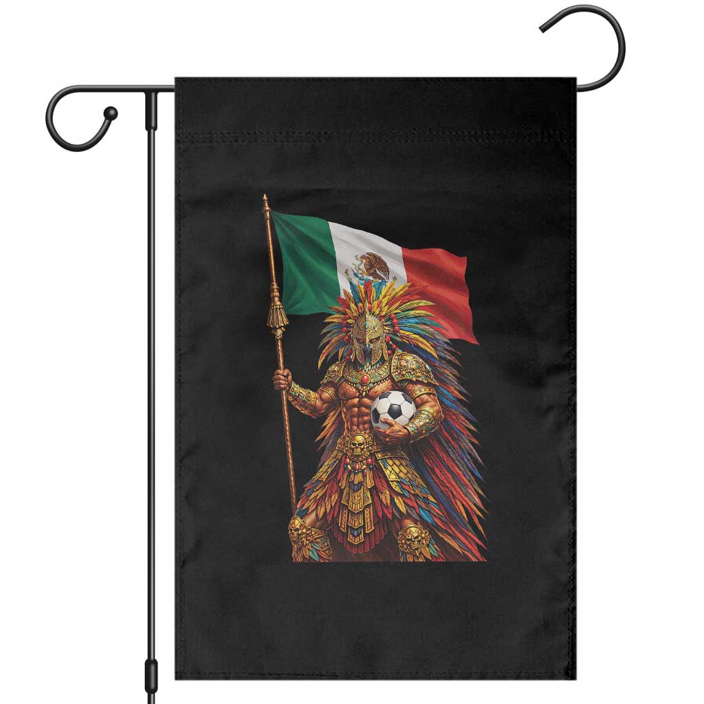 Legendary Mexican Soccer Warrior Pride Garden Flag