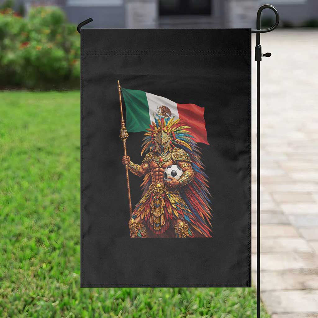 Legendary Mexican Soccer Warrior Pride Garden Flag