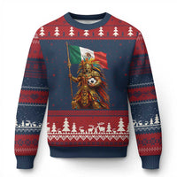 Legendary Mexican Soccer Warrior Pride Ugly Christmas Sweater