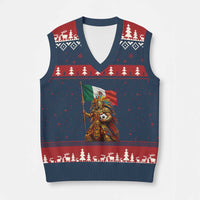 Legendary Mexican Soccer Warrior Pride V-Neck Knit Sweater Vest