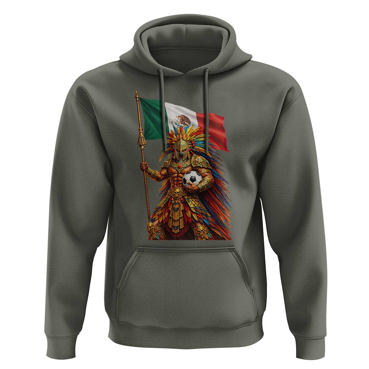 Legendary Mexican Soccer Warrior Pride Hoodie