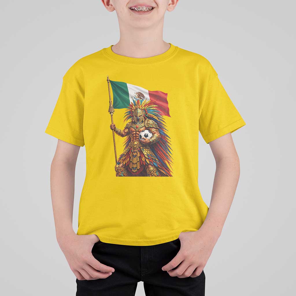 Legendary Mexican Soccer Warrior Pride T Shirt For Kid
