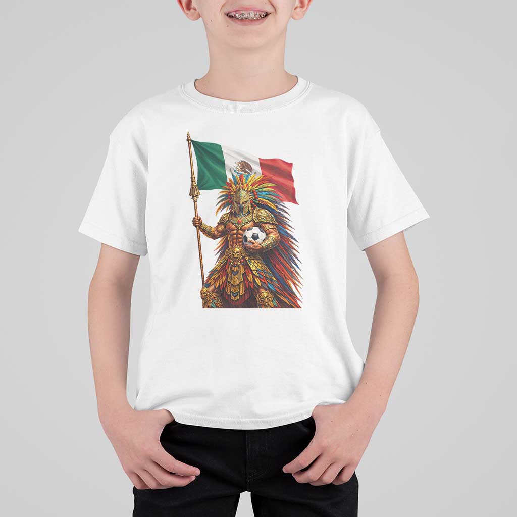 Legendary Mexican Soccer Warrior Pride T Shirt For Kid