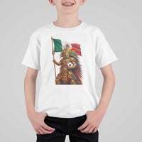 Legendary Mexican Soccer Warrior Pride T Shirt For Kid