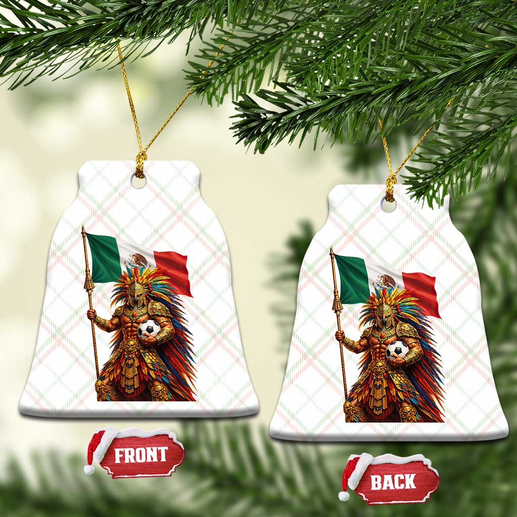 Legendary Mexican Soccer Warrior Pride Ceramic Ornament