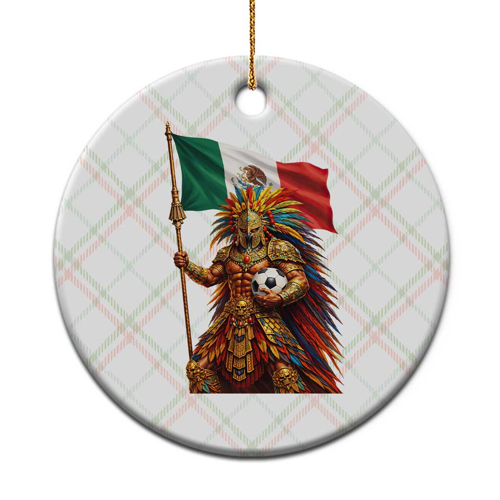 Legendary Mexican Soccer Warrior Pride Ceramic Ornament